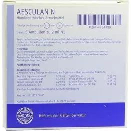 AESCULAN n ampuls, 5x2 ml