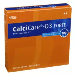CALCICARE D3 forte tabletki musujące 100 szt
