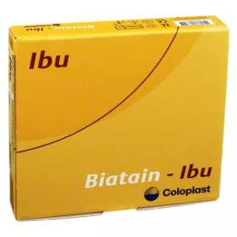 BIATAIN Opatrunek piankowy Ibu 10x10 cm nieprzywierający, 5 szt