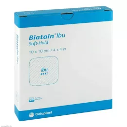 BIATAIN IBU Foam Association 10x10 cm delikatny klej, 5 szt