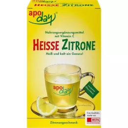 APODAY Proszek witaminy C o smaku gorącej cytryny, 10X10 g