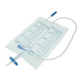 Worek na mocz niejałowy 2000 ml Nrv z zaworem krzyżowym drenażowym, 1 szt