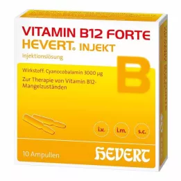 VITAMIN B12 HEVERT forte Injekt ampułki 10X2 ml