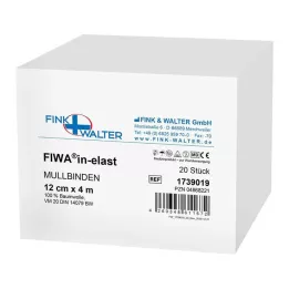 MULLBINDEN 12 cmx4 m 100% bawełna, 20 sztuk