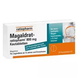 MAGALDRAT-ratiopharm 800 mg tabletki, 20 szt