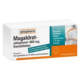 MAGALDRAT-ratiopharm 800 mg tabletki, 50 szt