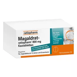 MAGALDRAT-ratiopharm 800 mg tabletki, 100 szt