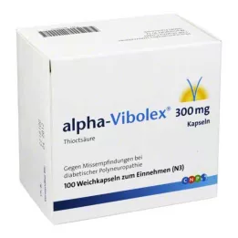 ALPHA VIBOLEX 300 mg kapsułki miękkie, 100 szt