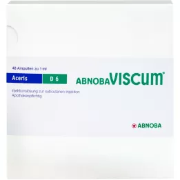 ABNOBAVISCUM Aceris D 6 ampułek, 48 szt