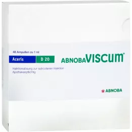 ABNOBAVISCUM Aceris D 20 ampułek, 48 szt