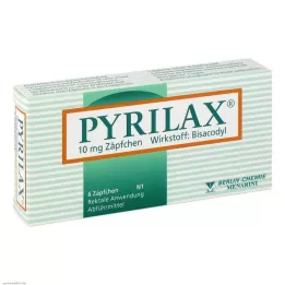 PYRILAX czopki 10 mg, 6 szt