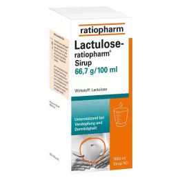 LACTULOSE-syrop ratiopharm 1000 ml