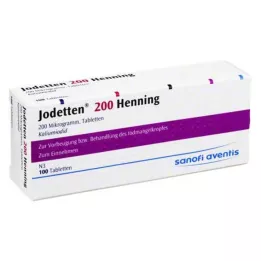 JODETTEN 200 tabletek Henninga, 100 szt