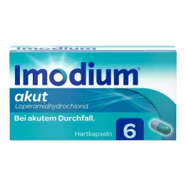 IMODIUM kapsułki twarde ostre 6 szt