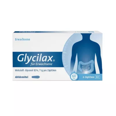 GLYCILAX Czopki dla dorosłych 6 szt GLYCILAX Czopki dla dorosłych 6 szt