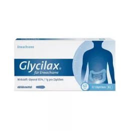GLYCILAX Czopki dla dorosłych 12 szt