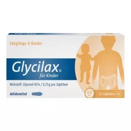 GLYCILAX Czopki dla dzieci 12 szt