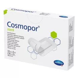 COSMOPOR opatrunek jałowy na rany 5x7,2 cm, 10 szt