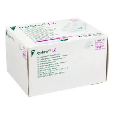 TEGADERM 3M Bandaż transparentny 7x8,5 cm 1633, 100 szt