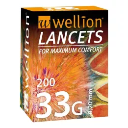 WELLION Lancety 33 G, 200 szt
