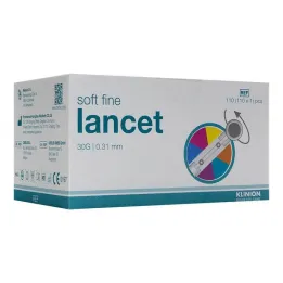 Lancety Klinion Soft Fine Color 30 G, 110 szt