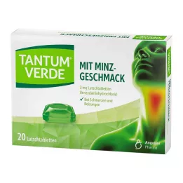TANTUM VERDE Pastylki 3 mg o smaku miętowym, 20 szt