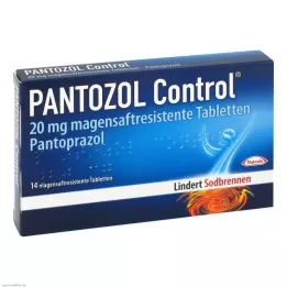 PANTOZOL Tabletki dojelitowe Control 20 mg, 14 szt