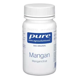 PURE ENCAPSULATIONS Kapsułki Mangan Cytrynian Manganu, 60 szt