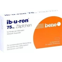 IB-U-RON 75 mg Czopki, 10 szt