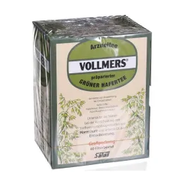 Vollmers przygotował torebki filtrujące do zielonej herbaty owsianej, 40 szt