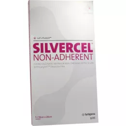 SILVERCEL Kompresy nieprzywierające 10x20 cm, 5 szt