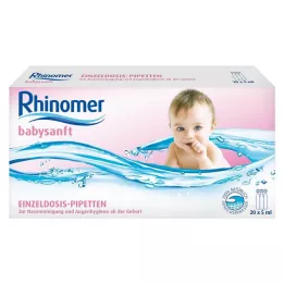 RHINOMER Babiesanft Water Sea Water 5 ml pojedynczy zniszczający pip., 20x5 ml