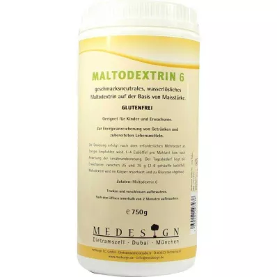 MALTODEXTRIN 6 proszków, 750g