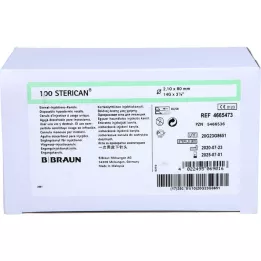 STERICAN Kaniulowie 14 GX3 1/8 2,1x80 mm, 100 szt