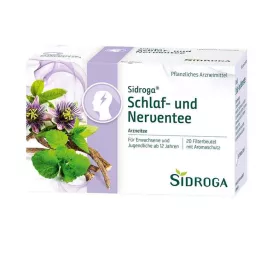 SIDROGA Saszetki filtrujące herbatę na sen i nerwy, 20X2,0 g