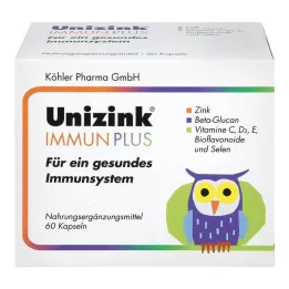 UNIZINK Kapsułki Immun Plus, 1X60 szt