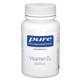 PURE ENCAPSULATIONS Witamina D3 1000 I.E. kapsułki, 120 szt