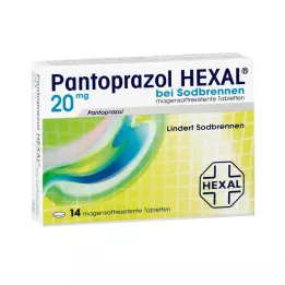 PANTOPRAZOL HEXAL b. Tabletki na zgagę, odporne na soki żołądkowe, 14 szt