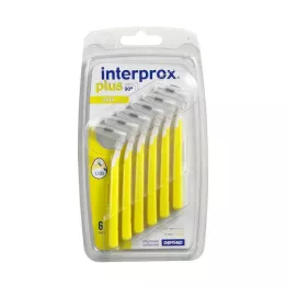 INTERPROX plus mini żółta szczoteczka międzyzębowa 6 szt