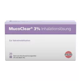 MUCOCLEAR 3% roztwór inhalacyjny NaCl, 20X4 ml