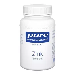PURE ENCAPSULATIONS Kapsułki Cynk Cytrynian Cynku, 180 szt