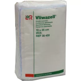 VLIWAZELL Kompresy chłonne niejałowe 15x25 cm, 25 szt
