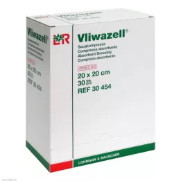 VLIWAZELL Kompresy chłonne jałowe 20x20 cm, 30 szt