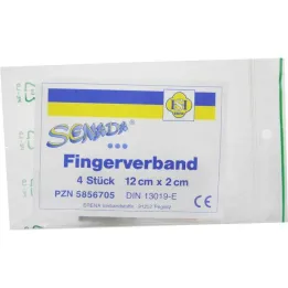 Bandaż na palec Senada 2x12 cm, 4 szt