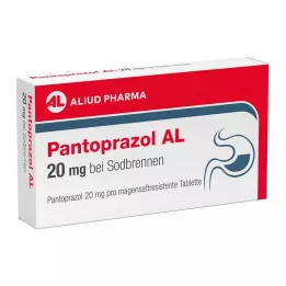 PANTOPRAZOL AL 20 mg w tabletkach Sodbr.gastric acid res., 14 szt