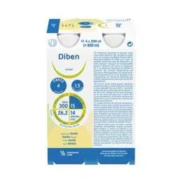 DIBEN DRINK Wanilia 1,5 kcal/ml, 24X200 ml