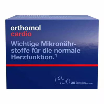ORTHOMOL Opakowanie combo granulek/kapsułek/tabletek Cardio, 1 szt ORTHOMOL Opakowanie combo granulek/kapsułek/tabletek Cardio, 1 szt