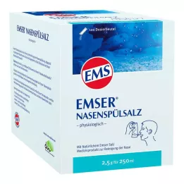 EMSER Sól do płukania nosa fizjologiczna butelka 100 szt