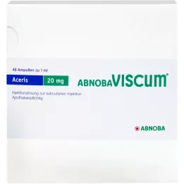 ABNOBAVISCUM Aceris 20 mg ampułki, 48 szt