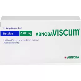 ABNOBAVISCUM Betulae 0,02 mg ampułki, 21 szt
